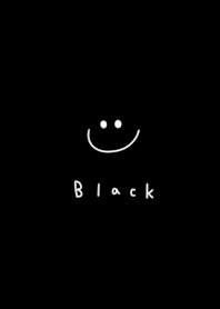 ブラック。黒。スマイル。
