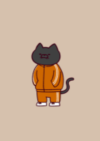 Jersey black cat.(dusty colors02)