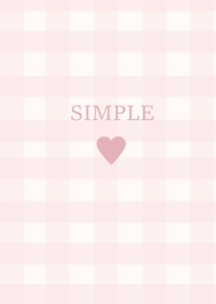 SIMPLE HEART //check creampink