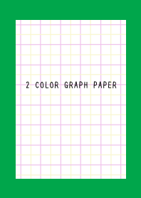 2 COLOR GRAPH PAPERj-PINK&YELLOW-GREEN