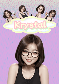 Krystal attractive girl purple03