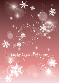 ベージュピンク/ 全運気が上がる!雪の結晶