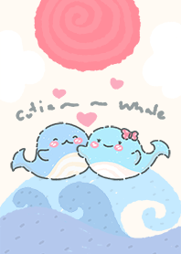 cutie couple whale