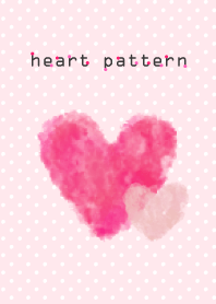 heart pattern16- watercolor- joc