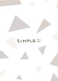 Simple adult triangle17 from Japan