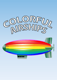 Colorful airships