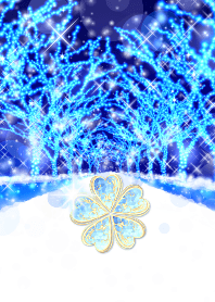 運気up♡黄金クローバー&イルミネーション