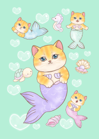 Cat mermaid Mercat 17