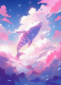 幻想世界的飛翔鯨魚