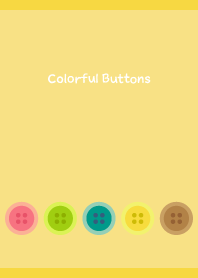 カラフルボタン 黄色