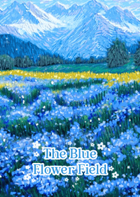 The Blue Flower Field