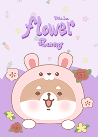 misty cat-Shiba Inu Flower Bunny purple2