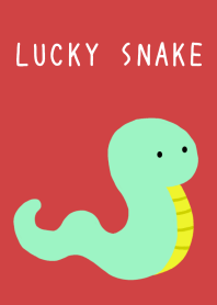 LUCKY SNAKE THEME/RED/BEIGE