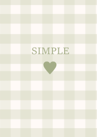 SIMPLE HEART ::check milkygreen