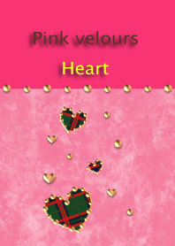 Pink velours(Heart)
