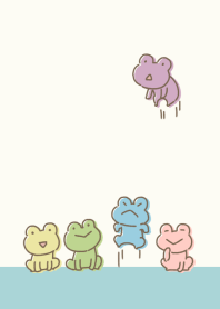 ゆるいかえるジャンプ