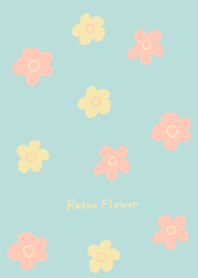 Retro flowers 01