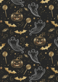 Black soft Halloween theme