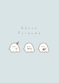 Ghost Friend(line)/light blue LB