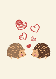 面白いヘッジホッグカップル