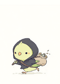 影の旅人：ひよこの足跡