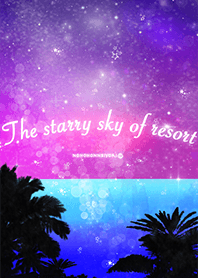 The starry sky of resort