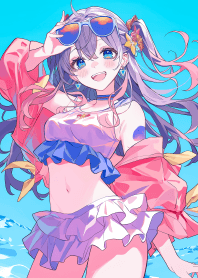 陽光美少女游泳 1