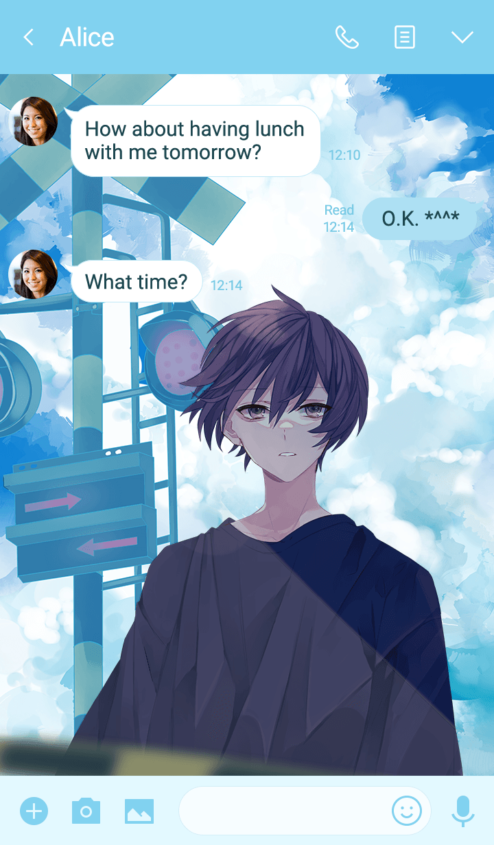 Line クリエイターズ着せかえ メンヘラくん と夏空 Line クリエイターズ着せかえ メンヘラくん と夏空
