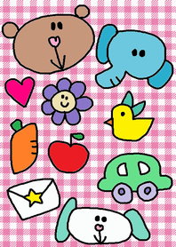 (pink check x LiloLilo)