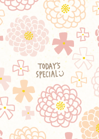 three colored round flowers20 from Japan