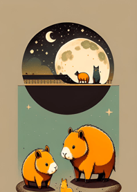 Ukiyo-e - Capybara 96924C