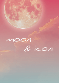Pale Pink : Moon and icon