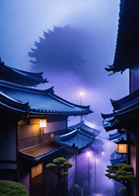 巷弄老街的夜   d0dD1e