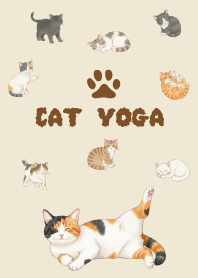 Cat doing yoga/5