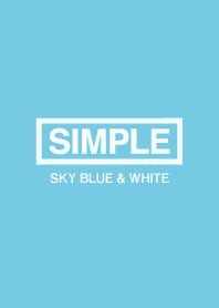 Simple dress up (sky blue & white)