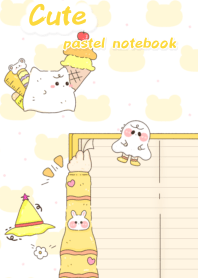 pastel colored notebook3