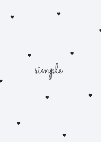 Heart Pattern. blue gray black.