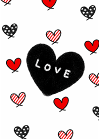 Happy simple heart pattern16.