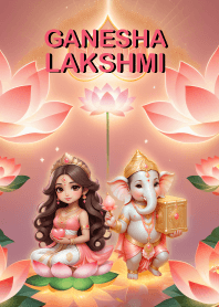 พระพิฆเนศ พระแม่ลักษมี  สำเร็จ โชคดี รวย