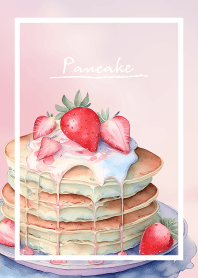 Watercolor Pancake : pink WV