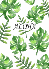 Watercolor refreshing summer plants1.