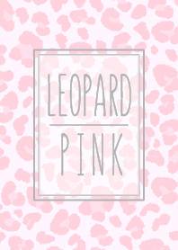 Leopard:pastel pink