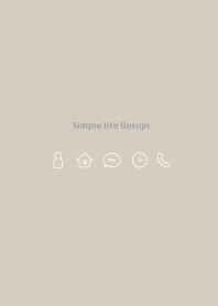 Simple life design -autumn beige-