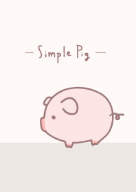 Simple Pig : Beige WV