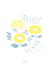 Yellow little flowers