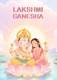 Ganesha Lakshmi= wealth, Rich Luck
