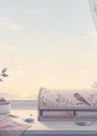 Mauve Finch Berry Roll Shelf