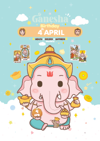 Ganesha x April 4 Birthday
