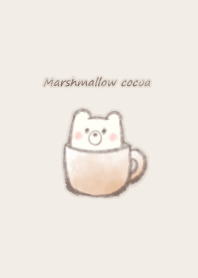 Marshmallow cocoa Bear -beige-