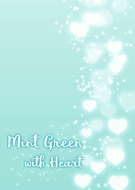 キラキラハート*ミントグリーン